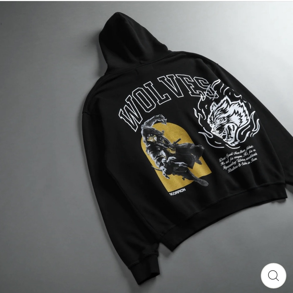 DARC SPORT X MORTAL KOMBAT SCORPION “FIRE” HOODIE -LARGE
